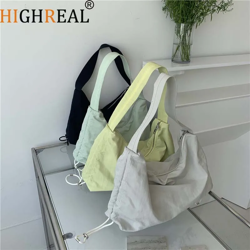 

New Women's Bags Large Capacity Handbags High Quality Nylon Shopping Bags Fashion Luxury Brand Shoulder Bag Simple Bags