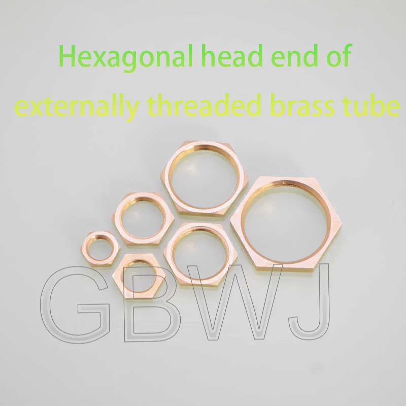 

Copper 1/8" 1/4" 3/8" 1/2" 3/4" Male Thread Brass Pipe Hex Head End Cap Plug Fitting Coupler Connector Adapter