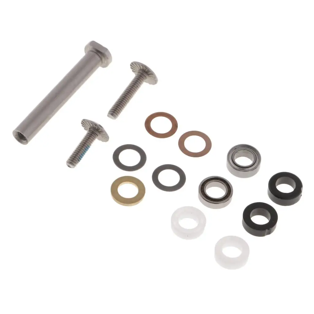 1 Set Fishing Reel Parts Accessories Washers Shaft Screw Bearing DIY Repair