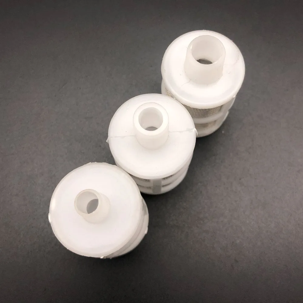 10Pcs/Lot 8MM 10MM 12MM White Filter For Sprayer Car Wash Pump Pumping Wine Food For Pipe Water Suction Filter Sprayer Accessory