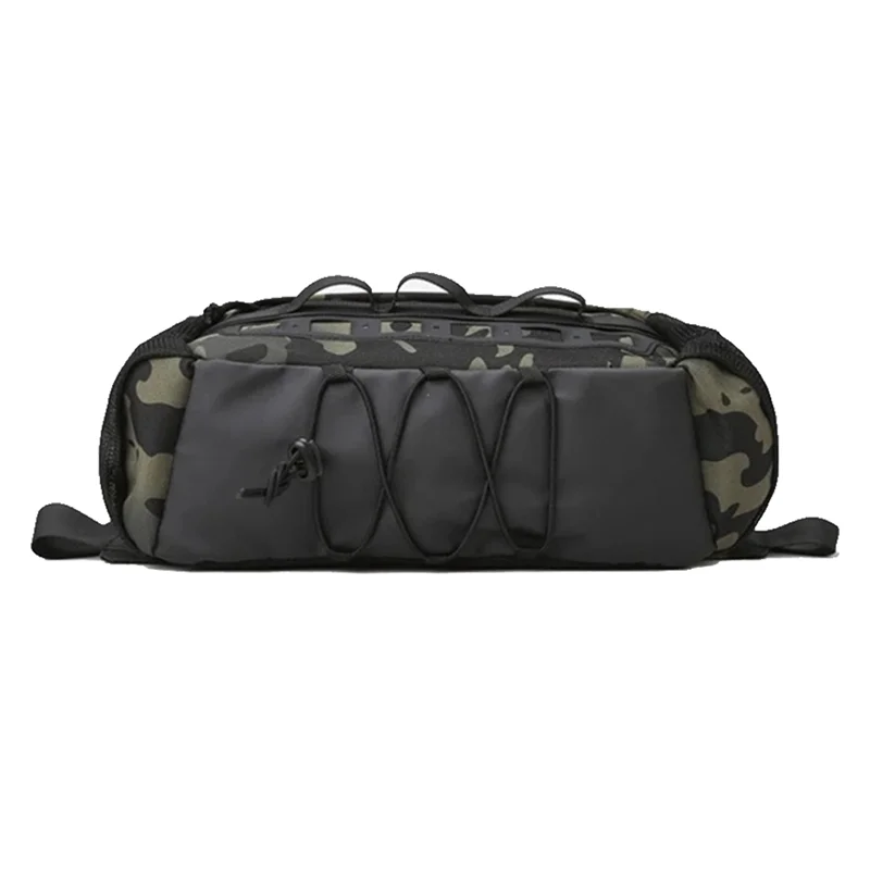 

A06F-Outdoor Camping Molle Fishing Bag Men's Hiking Vest Backpack Utility Sports Fanny Pack Travel Single Duffel Bag