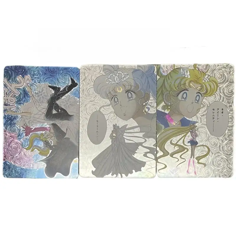 SAILOR Moon แฟลชการ์ด Usagi Tsukino Mizuno Ami Aino Minako Van Gogh Series DIY 10Pcs อะนิเมะคอลเลกชันการกระทําของเล่นตัวเลขของขวัญ