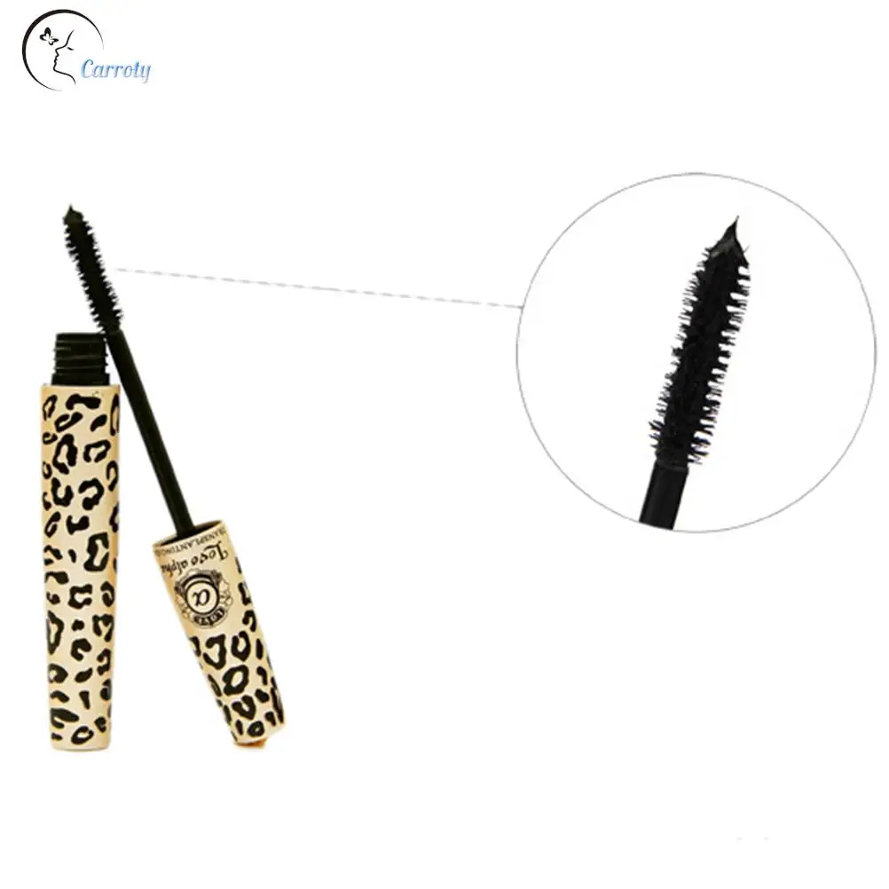 1 Set Natural Waterproof 3D Fiber Lashes Wild Leopard Mascara Love Like Alpha Transplanting Gel Make Up Cosmetics