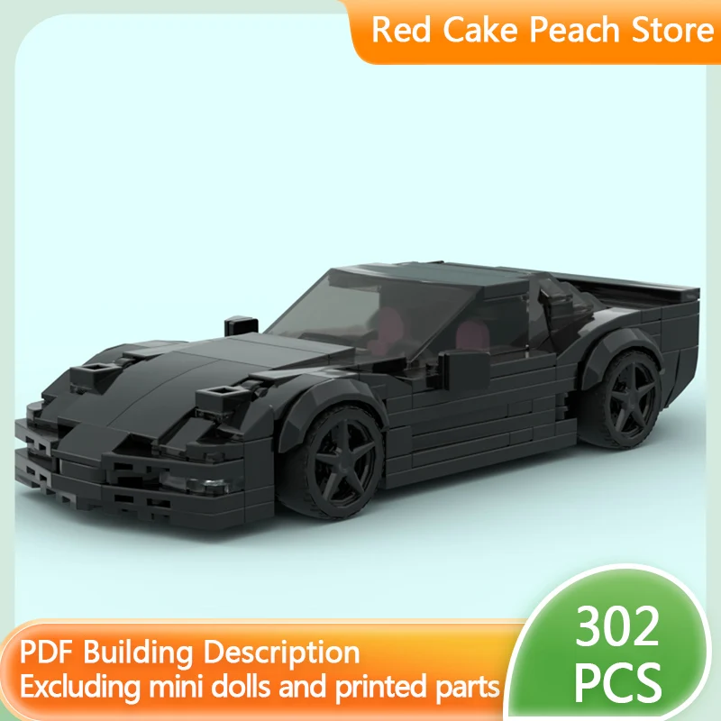 

Speed Racing Car Model MOC Building Bricks C5 Top Tier Sports Car Modular Technology Children Holiday Gifts Assemble Toys Suit