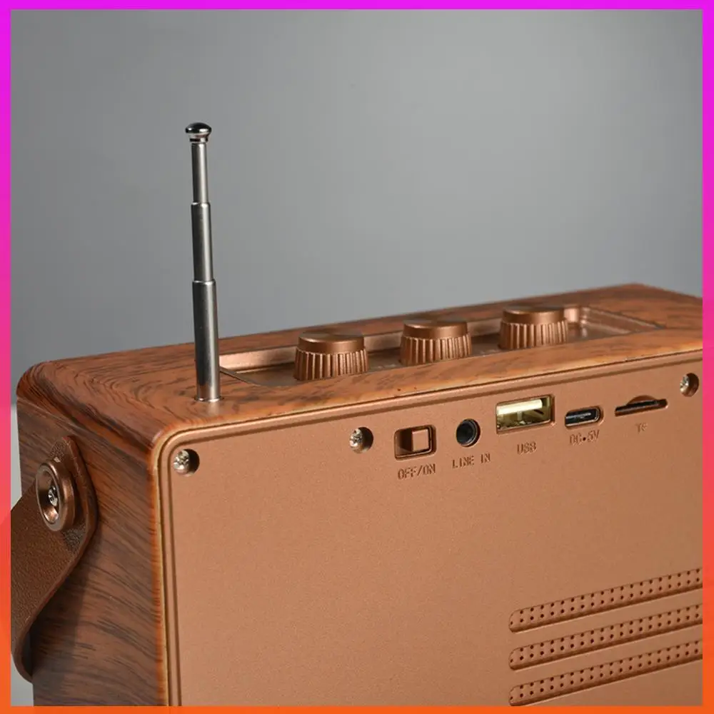 

Креативные радиодинамики Bluetooth-совместимый портативный радиоприемник 5.1, высококачественный маленький динамик для путешествий на открытом воздухе, кемпинга