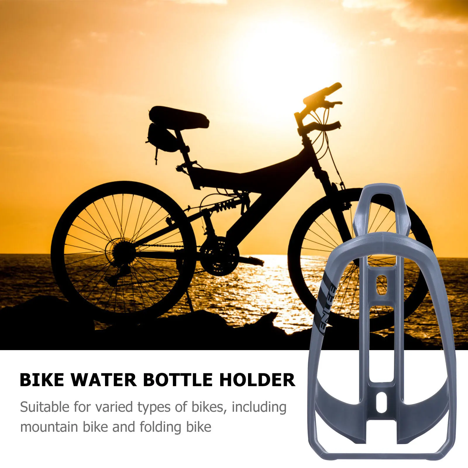 

Water Bottle Holder for Bike 34G Plastic Cage Compatible with Multiple Bike Types Kettle Frame Stand Rack