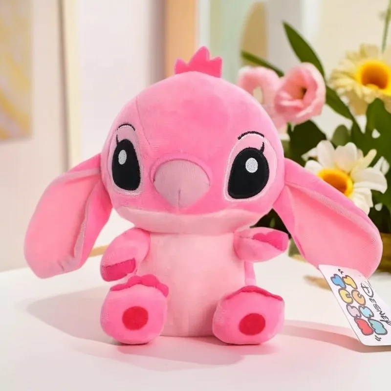 دمى ديزني كارتون ستيتش مخيطة من القطيفة ألعاب أنيمي أزرق وردي، ألعاب قطيفة ساخنة، هدايا عيد الميلاد للأطفال ألعاب قطيفة أنيمي