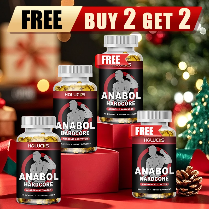 

HOLUCKS Anabol Hardcore Anabolic Activator Capsules, Support Muscle Building, Strength Gains & Fat Shredding for Athletes