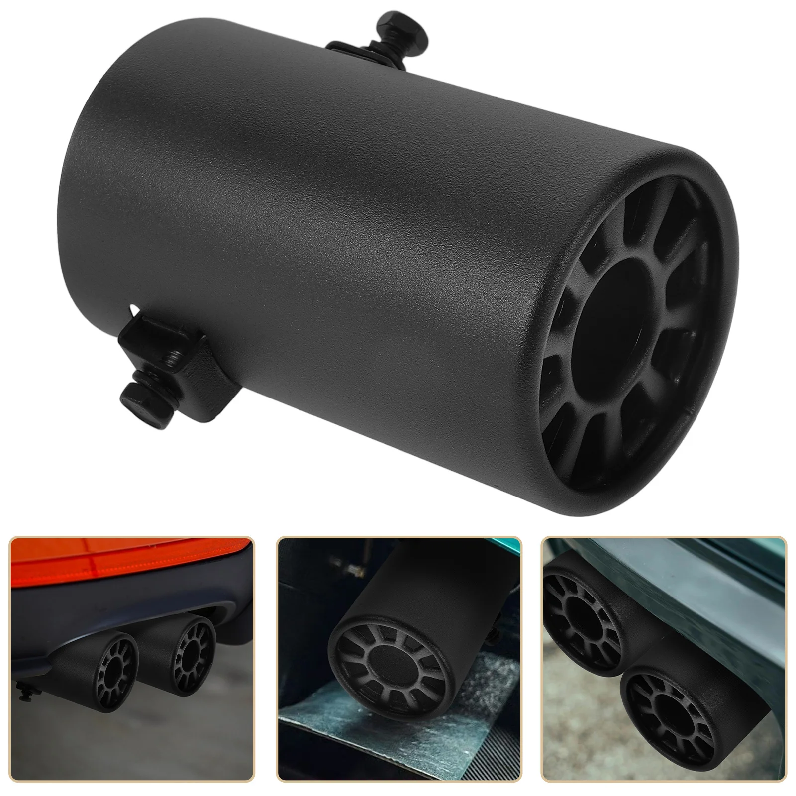 

Stainless Steel Tailpipe Tip Exhaust Muffler For Car Truck Automotive Replacement Durable Tips Pipe Engine Part