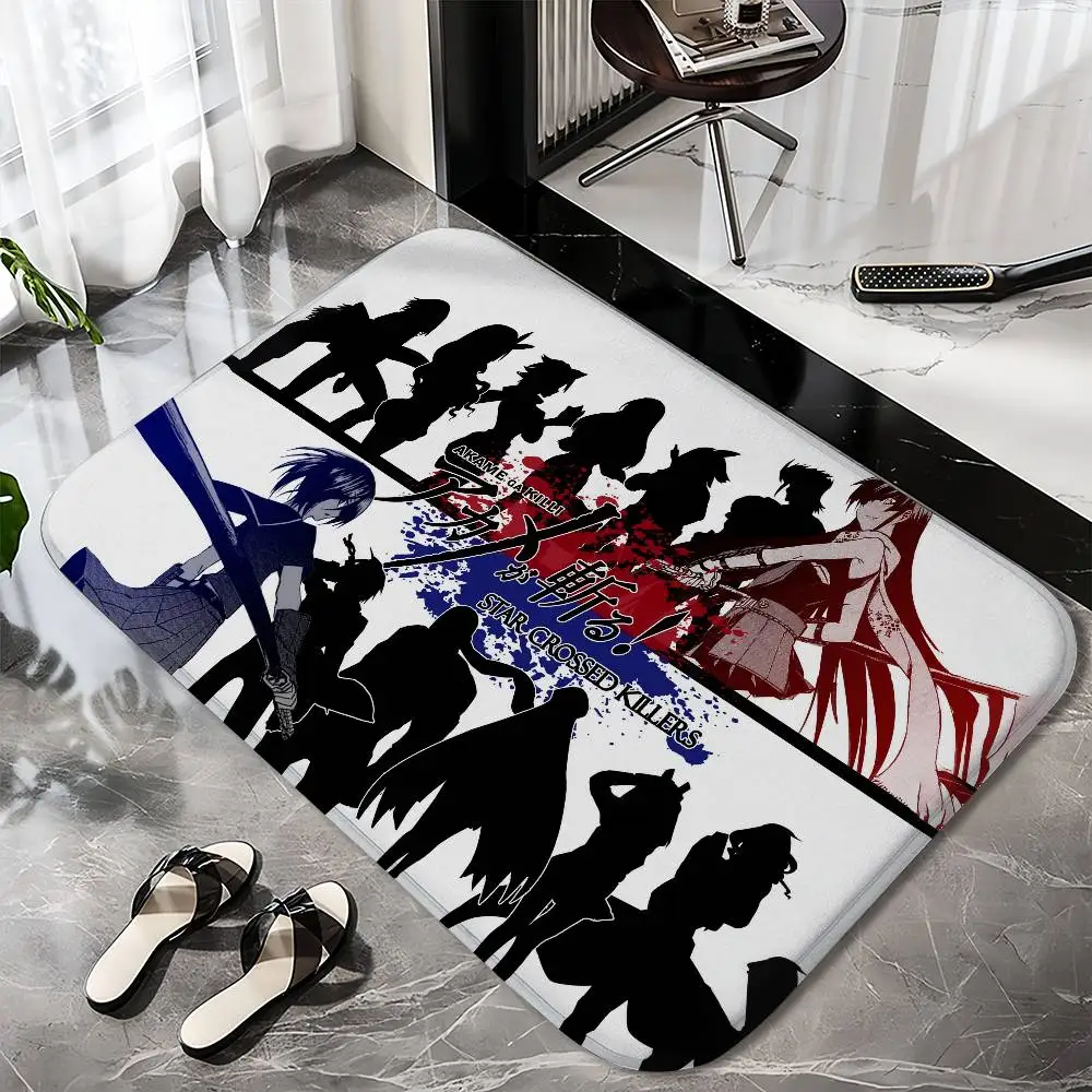

Akame Ga Kill Mine Floor Mat Printed Large Carpets Room And Bedroom Carpets Bathroom Anti Slip Door MATS Small Carpets