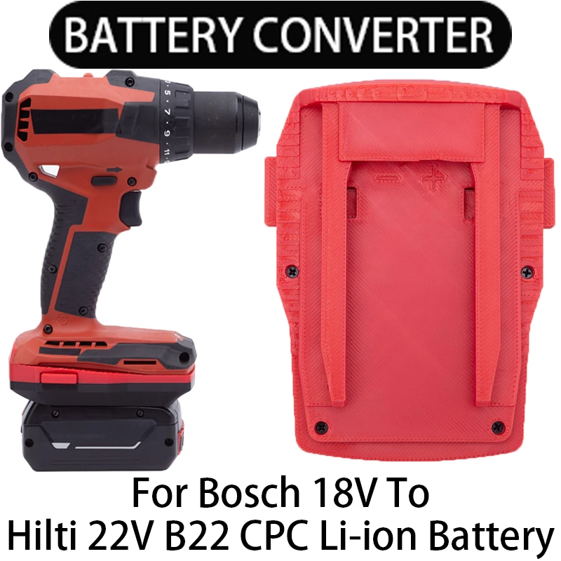 

Adapter For Hilti 22V B22 CPC Li-ion tools Converts to Bosch 18V Li-ion Battery Adapter Power Tool Accessories