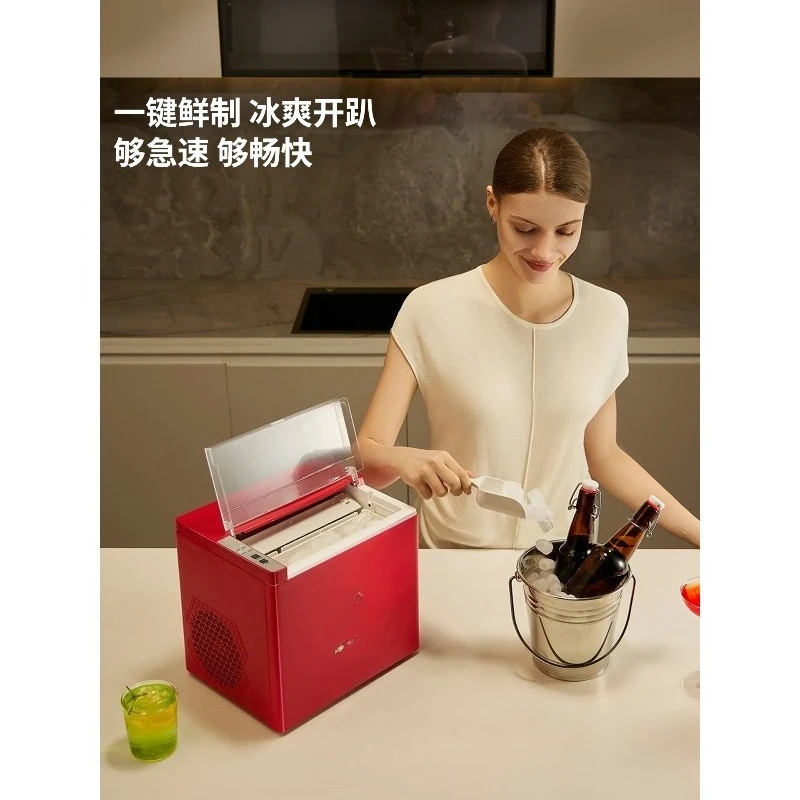 Compact Portable Automatic Ice Cube Maker Small Household Ice Making Machine Ideal For Dorm Bedroom Kitchen