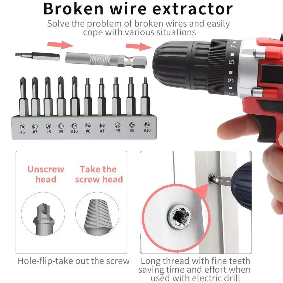 Computer Repair Kit 135 In 1 Screwdriver Set PC Laptop Phone Watch Repair Screwdriver Hand Tool Small Impact Screw Driver Set