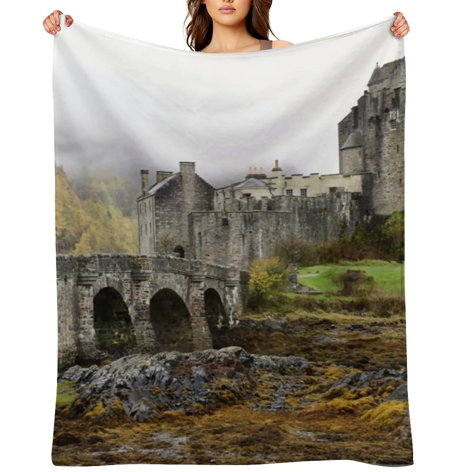 

Eilean Donan Castle Throw Blanket Blankets For Sofas Bed Soft Plaid For Decorative Sofa Blankets