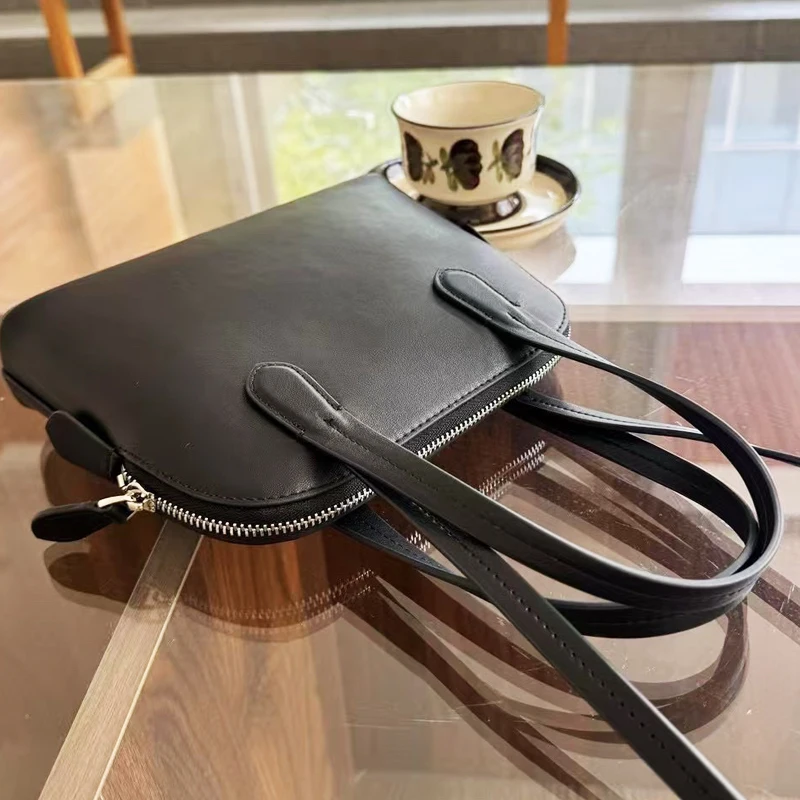 حقائب شل الجلدية الأصلية ذات الأحرف الأولى المخصصة مجانًا للنساء، حقائب يد ومحافظ فاخرة من تصميم المصممين لعام 2026، حقيبة كتف صغيرة بمقبض علوي من جلد البقر الطبيعي جديدة جودة عالية ًالشحن مجانا وصول الشحن السريع #3