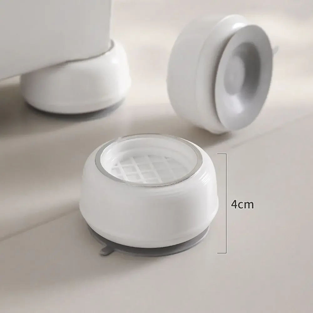 

4 шт. прочный бесшумный коврик для ног для стиральной машины, противоскользящая присоска, мебельная подставка для холодильника, антивибрационные подушечки, универсальные