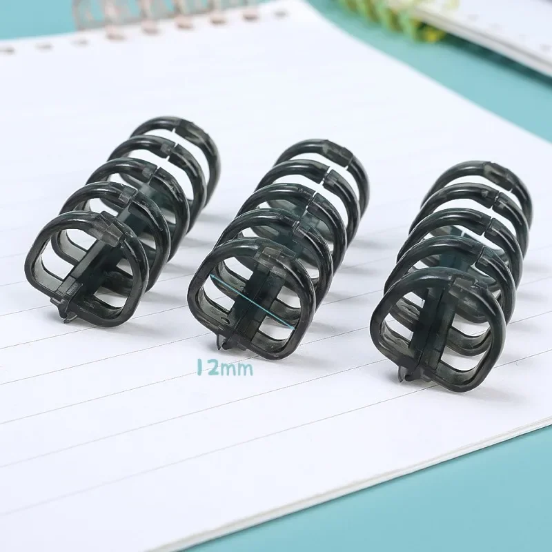 3/5 löcher Lose-blatt Bindung Clip Ringe Frühling Spirale Ring für Notebook Abnehmbare Papier Binder Ring Schule büro Schreibwaren