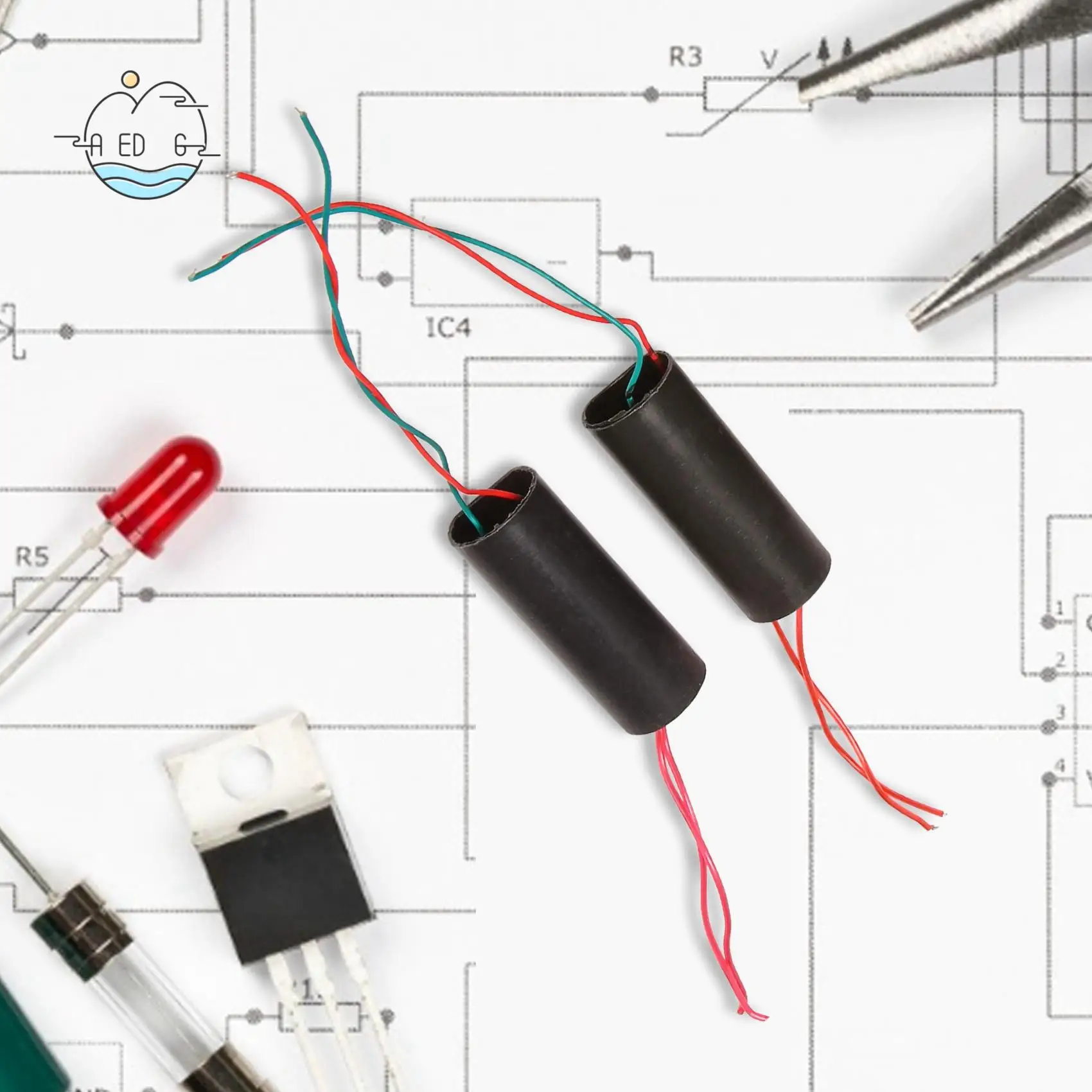 

AED6-5Pcs DC от 3 В до 400 кВ 400 000 В повышающий модуль питания генератор высокого напряжения трансформатор высокого напряжения