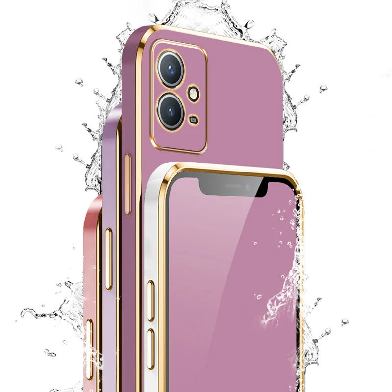 For vivo Y55 5G Case vivo Y75 5G Y30 5G Vivo Y55s 2023 Phone Case V2127 V2154 V2142 Luxury Square Plating ShockProof Back Cover