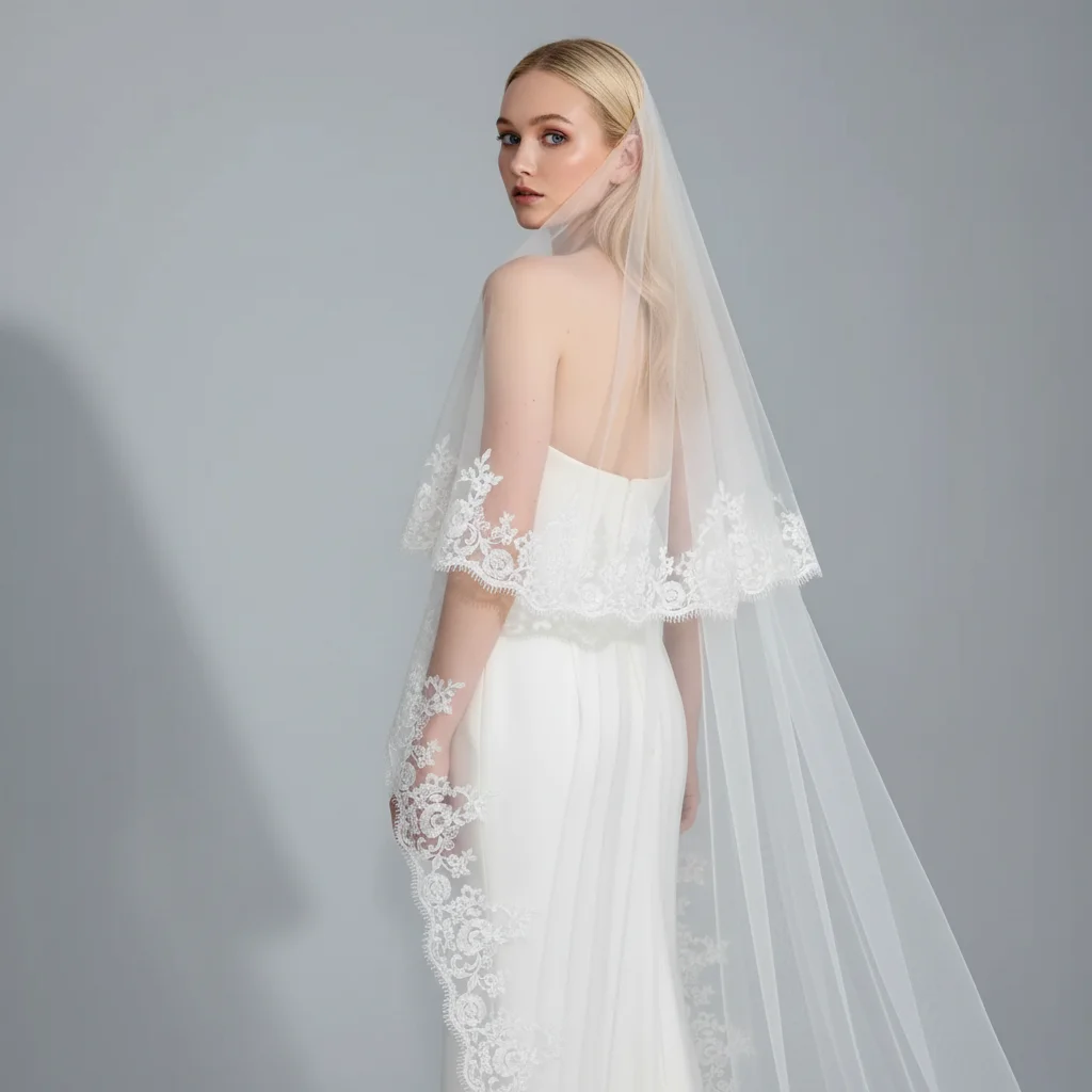 elegant-long-cathedral-bridal-veil-classic-lace-edge-two-tier-wedding-accessory-suitable-for-brides-g199