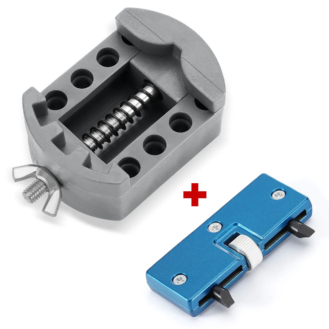 2-in-1 reparatiegereedschapset Gereedschap voor het verwijderen van de achterkant van het horloge Verstelbare opener voor de achterkant van de behuizing van de behuizing Horlogekastopener