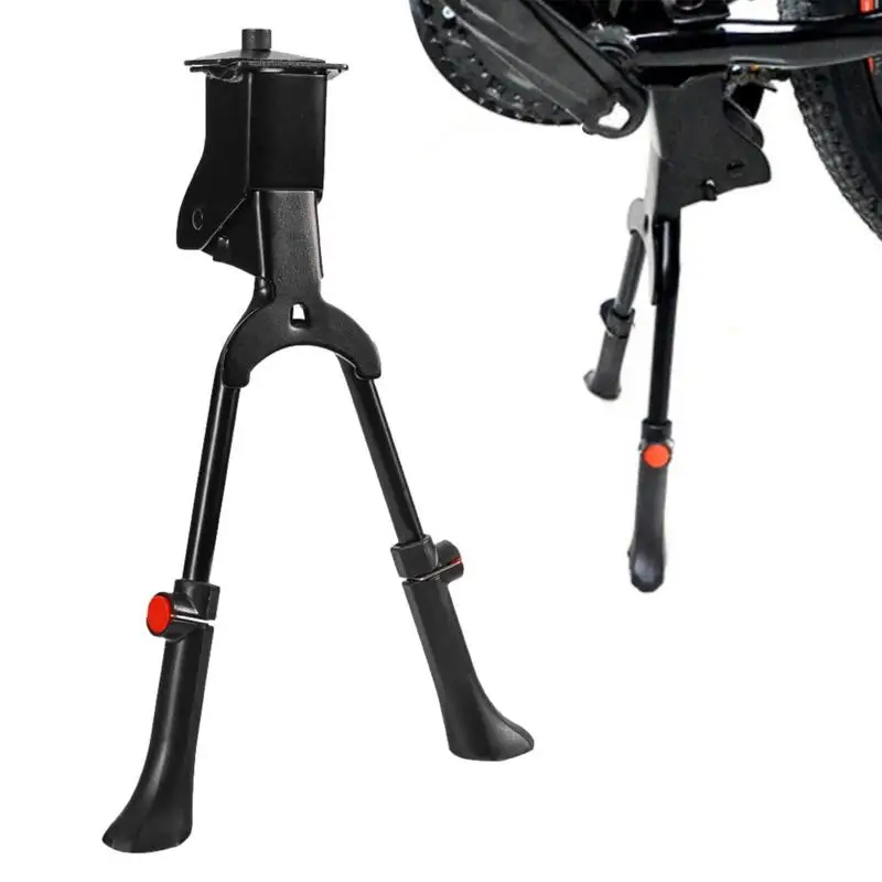 

Подставка для велосипеда MTB, парковочная стойка, регулируемая двойная центральная опора для горного велосипеда, подставка для ног, аксессуары для велосипеда