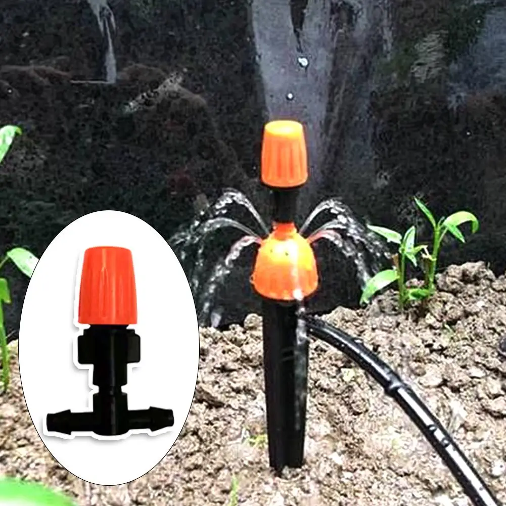 Ajustável Misting Atomizing Sprinkler, Bicos Kits para Greenhouse Garden, Flower Misting, Rega Irrigação por Gotejamento, Z0X6, 20 Pcs