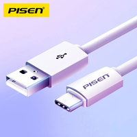 PISEN 2.4A USB C Type-C Fast Charging Cable For Samsung S24 S23 Xiaomi 14 13 For MacBook Quick Charge Data Wire Cord Accessories