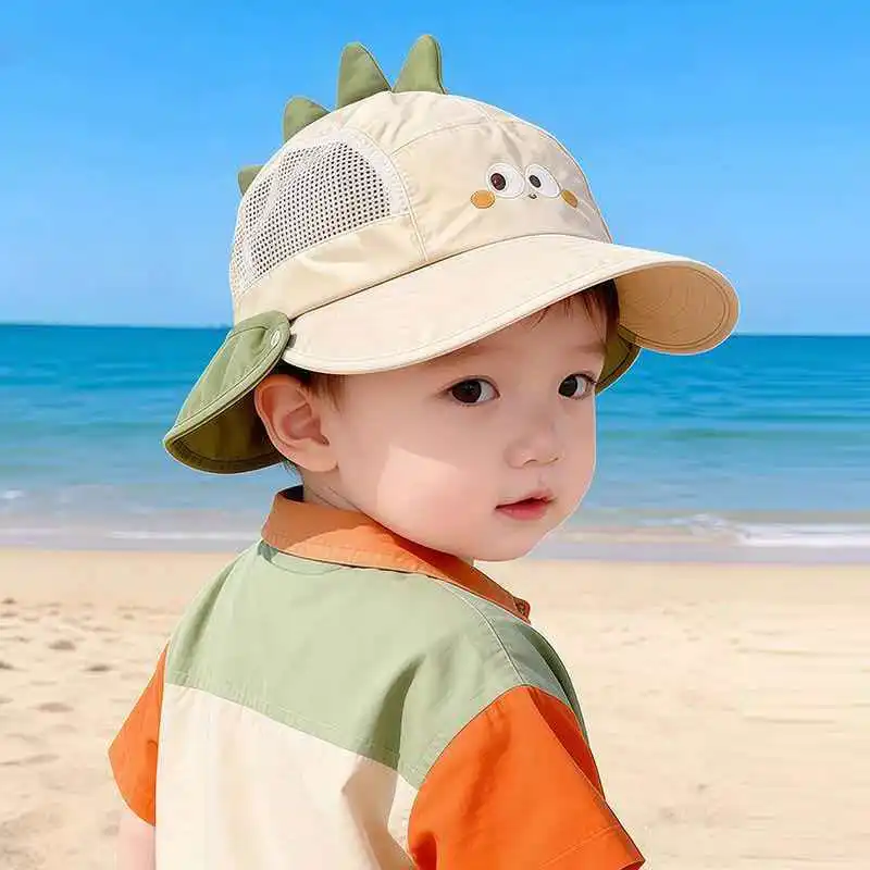 

Baby Hats, Summer Sun Hats, Thin Bucket Hats, Boys' Large-brimmed Shawls, Sun Protection