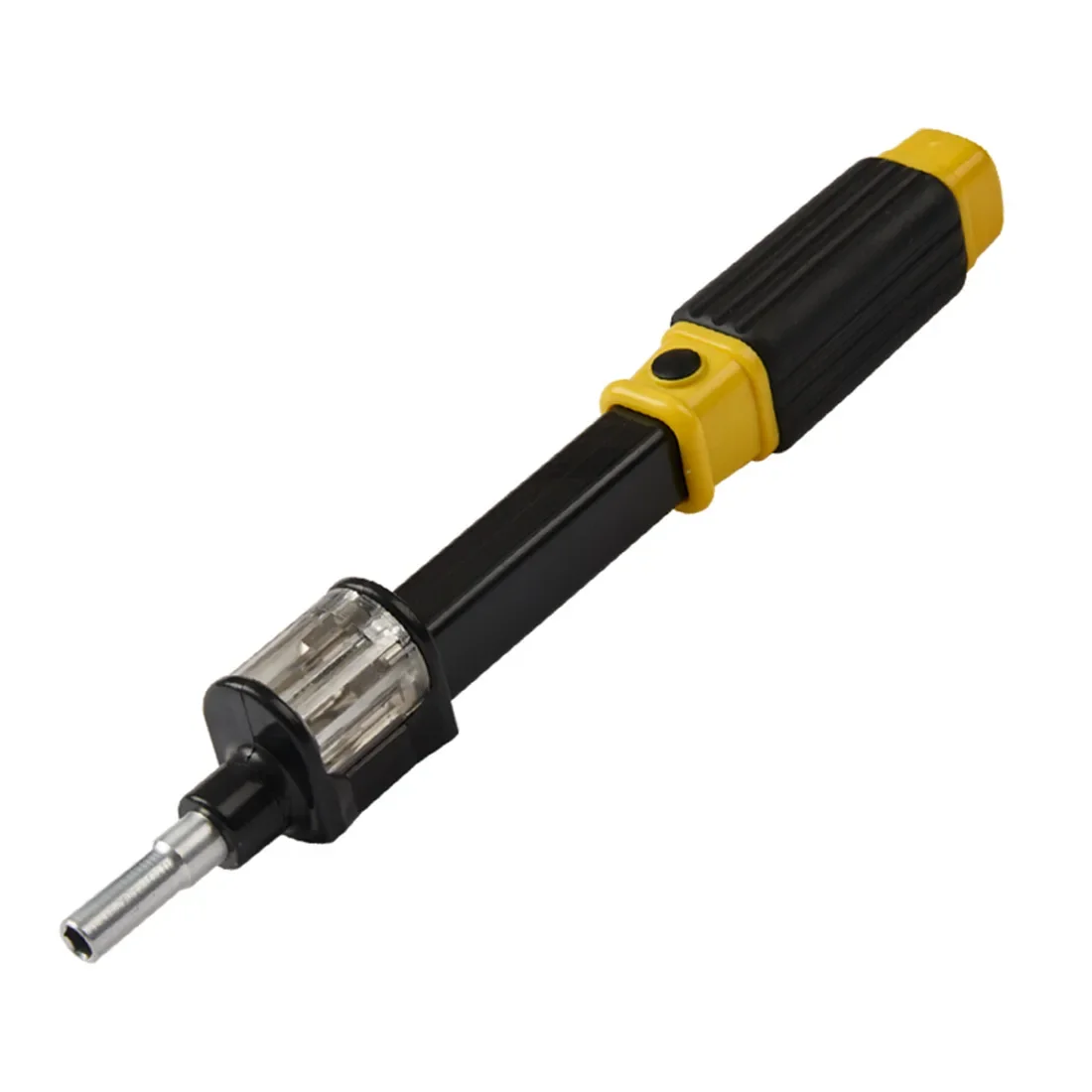 Combination screwdriver 6-in-1 screwdriver retractable rotary head square shank screwdriver