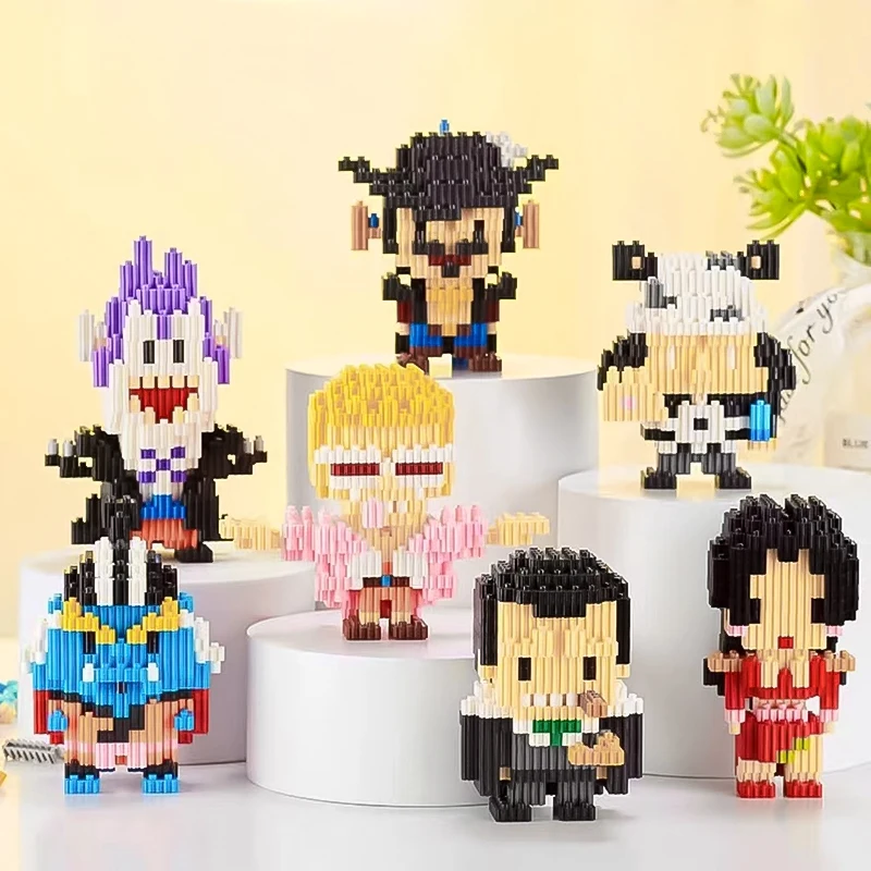 

Linkgo Micro Building Blocks Boa Doflamingo Crocodile Gekko Moria Anime Diamond Brick Figure Toy For Kids 2025