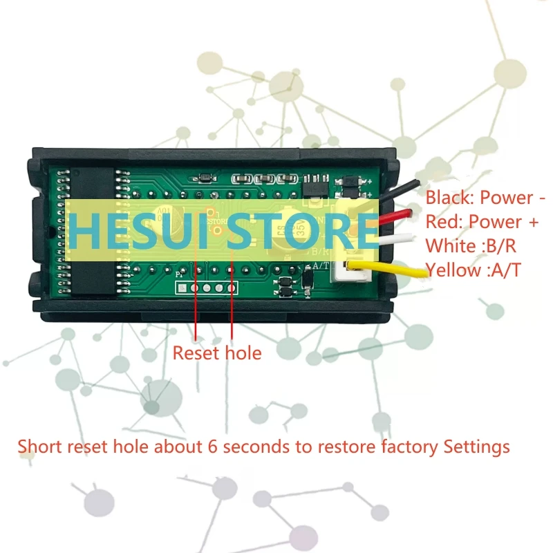 Meter/clock 6/5/4-bit nib display module RS485 serial port table display TTL module PLC communicates with MODBUS