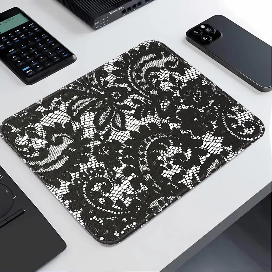 Design Lace Mouse Pad Desk accessories Game Console Pad office Pad Keyboard Mouse Pad Computer Laptop Pad Anti slip