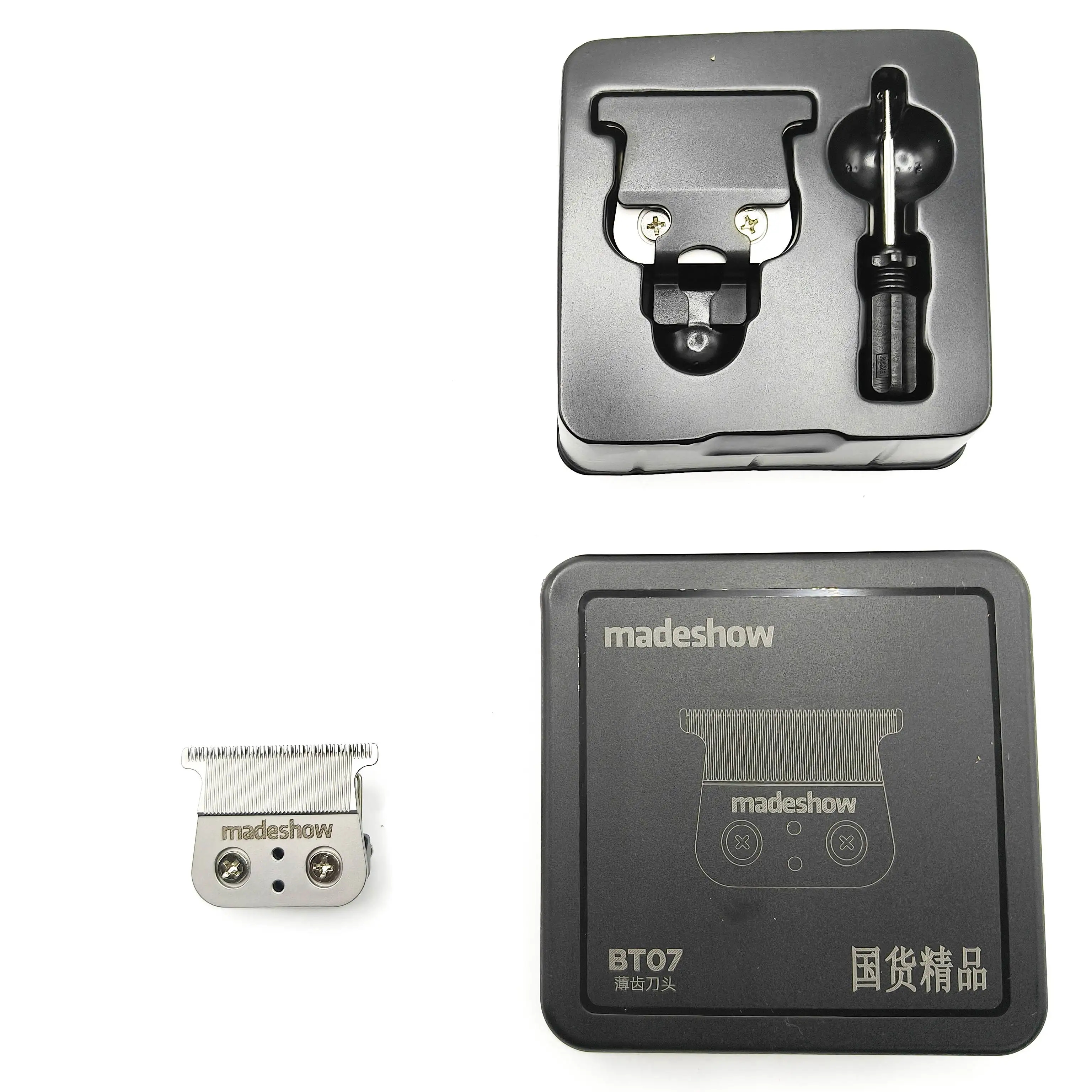 Universelle Ersatzklingenköpfe für MadeShow M6, M9, M11 und Kulilang R55(F), R66, R77F, G9G, G9C professionelle Haarschneidemaschinen. – Detail 4