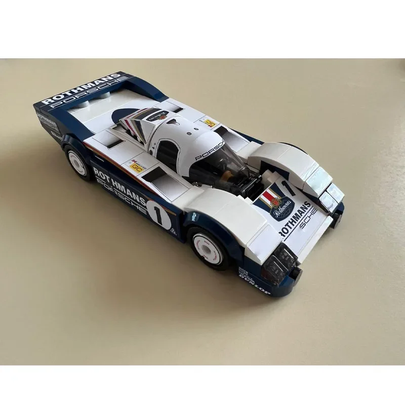 MOC-114466Model Blok Bangunan Mobil Balap Sport Ikonik Era 1990-an 232Bagian, Hadiah Mainan Blok Bangunan untuk Ulang Tahun Anak Laki-laki dan Anak-anak