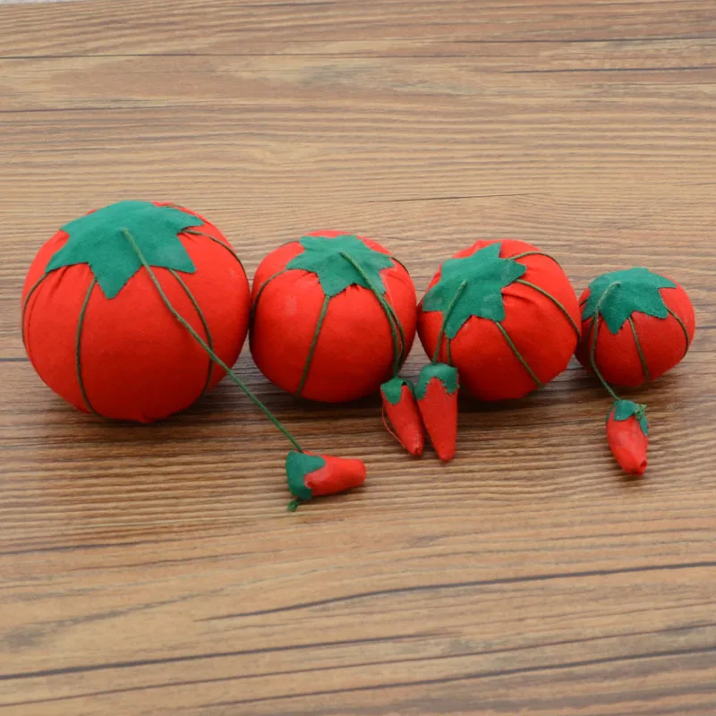 Tomato Pin Cushion with Strawberry Emery, DIY Sewing Accessory