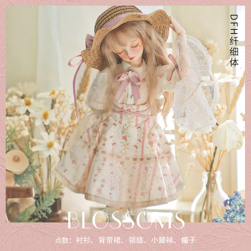 

Новинка: Набор одежды для кукол серии Flower Wall Light Language, включая детские наряды, платья BJD Pu Si Fen и платья с цветочным принтом.