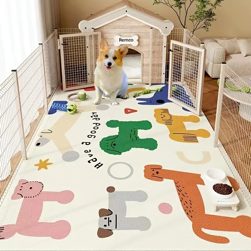 

VIKAMA мультяшный коврик из диатомита для домашних животных, водопоглощающий влагостойкий противоскользящий коврик от плесени, коврик для питомника, коврик для собачьего туалета, украшение дома