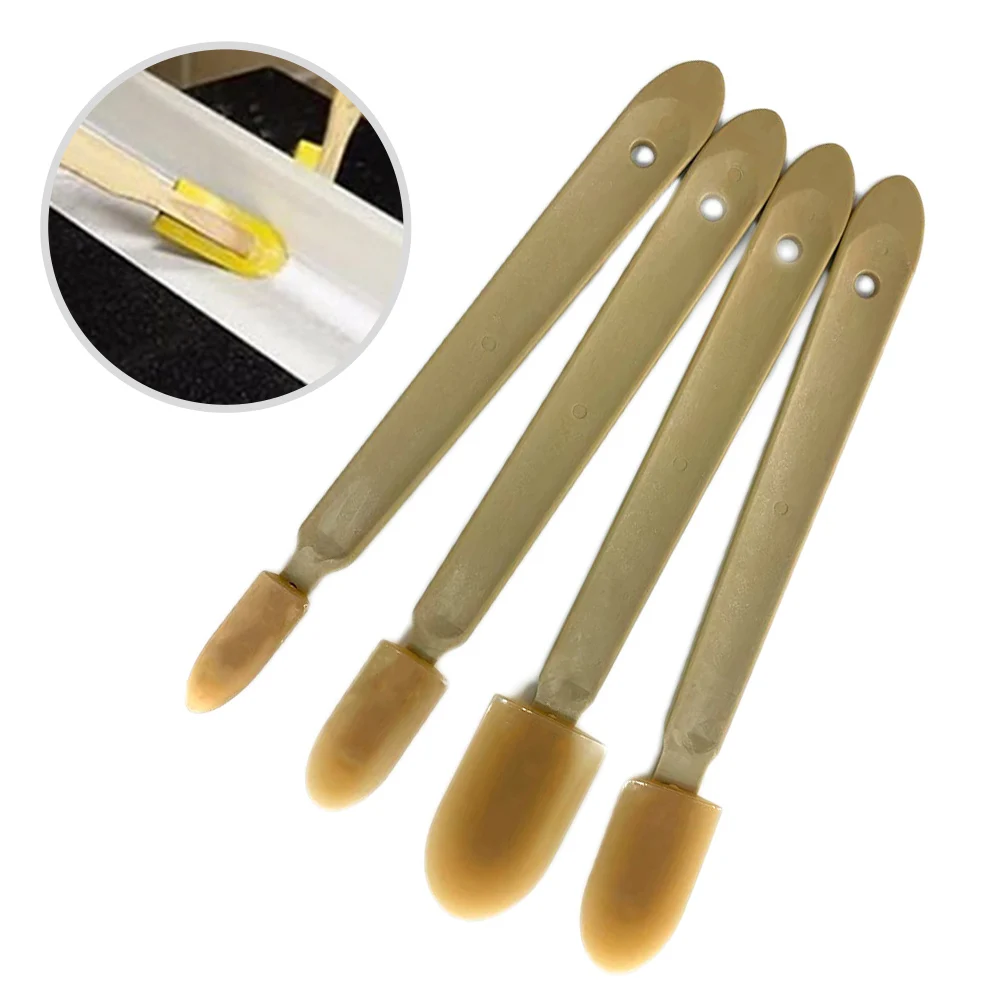 2pcs Caulking Tool Silicone Sealant Finishing Tool Set Rubber Spatula Applicator For Kitchen Bathroom