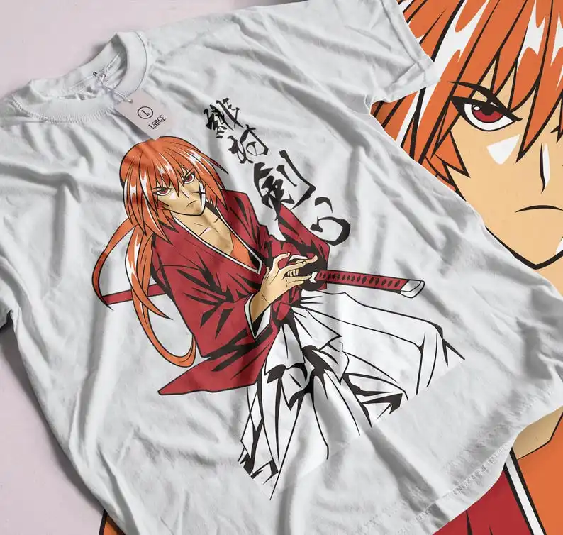 

Unisex Custom Samurai kenshin fan Unisex Jersey Short Sleeve Tee