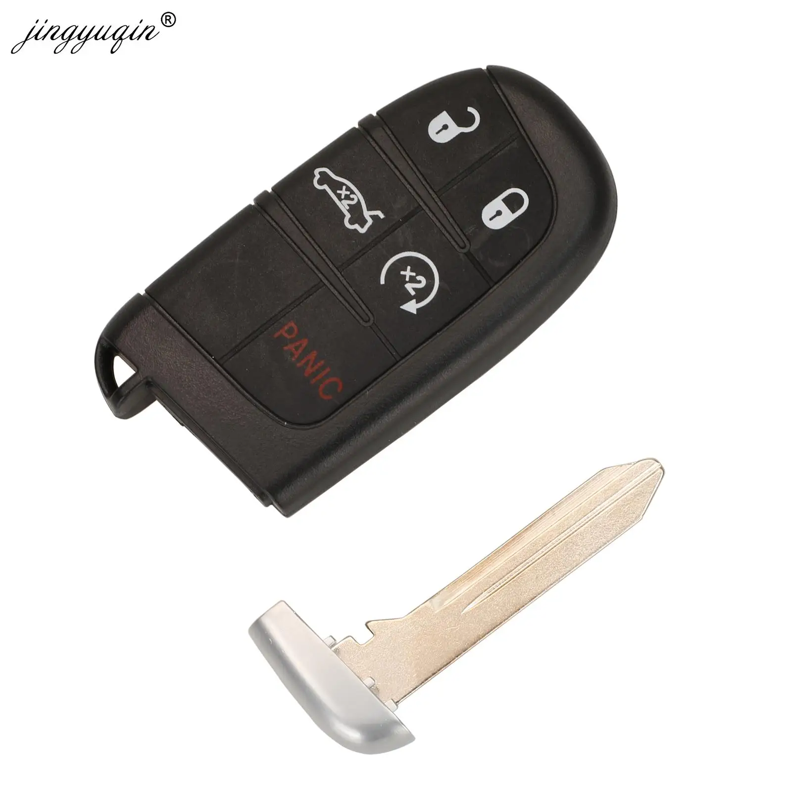 jingyuqin Smart Remote Car Key 433MHz 4A PCF7953M AES Chip for Chrysler 200 300 Dodge Charger Challenger 2019+ Fob M3M-40821302