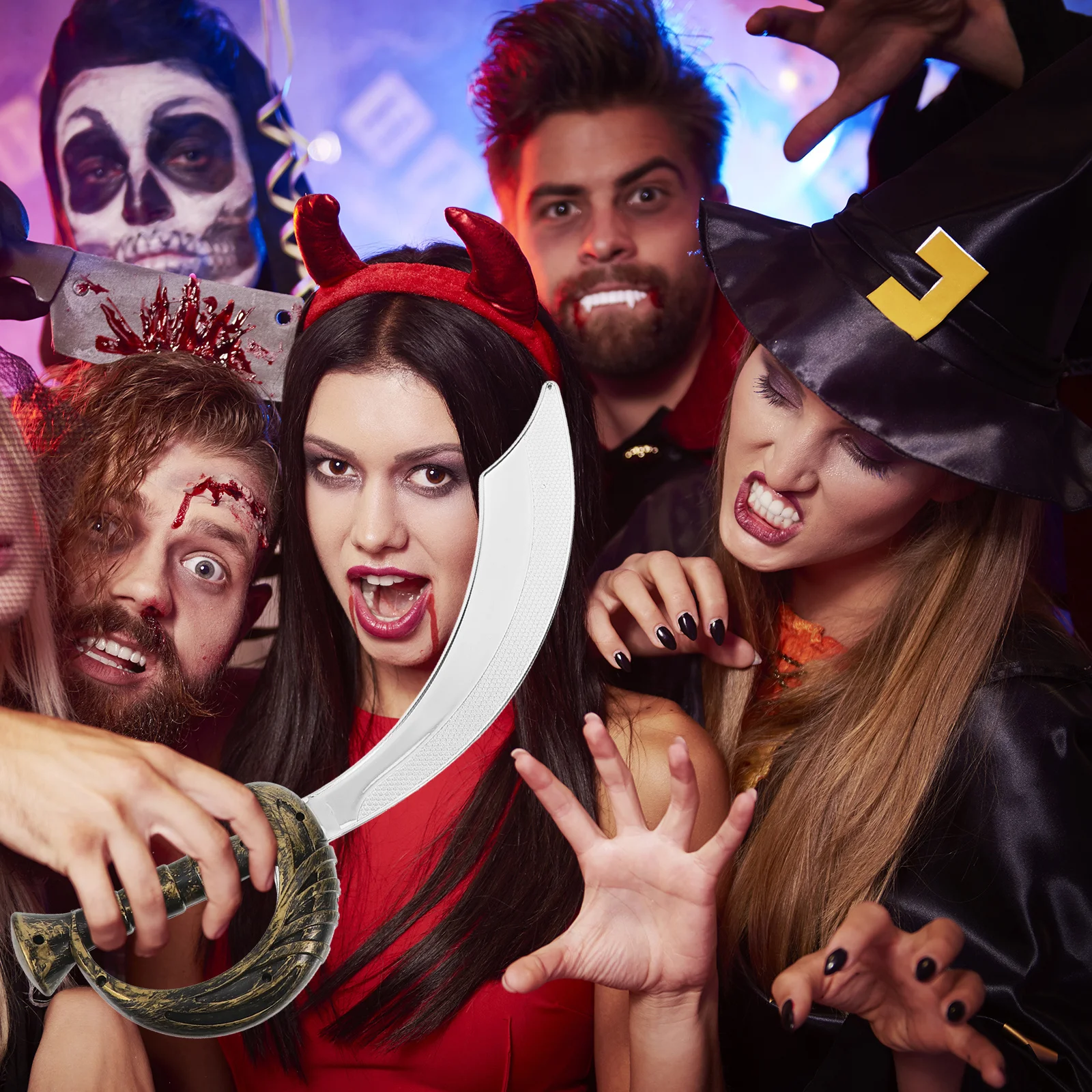 

1 комплект, 1 комплект, серьги-кольца с мечом для Хэллоуина, костюм пирата, мечи, ролевые игры, аксессуары для приключенческих игр