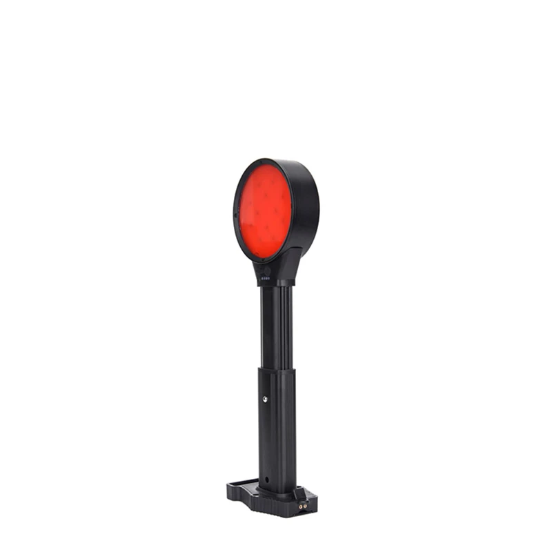 FL4830 Double-sided Azimuth Light Magnetic Adsorption Red Railway Power Signal Light Retractable Warning Light GAD103