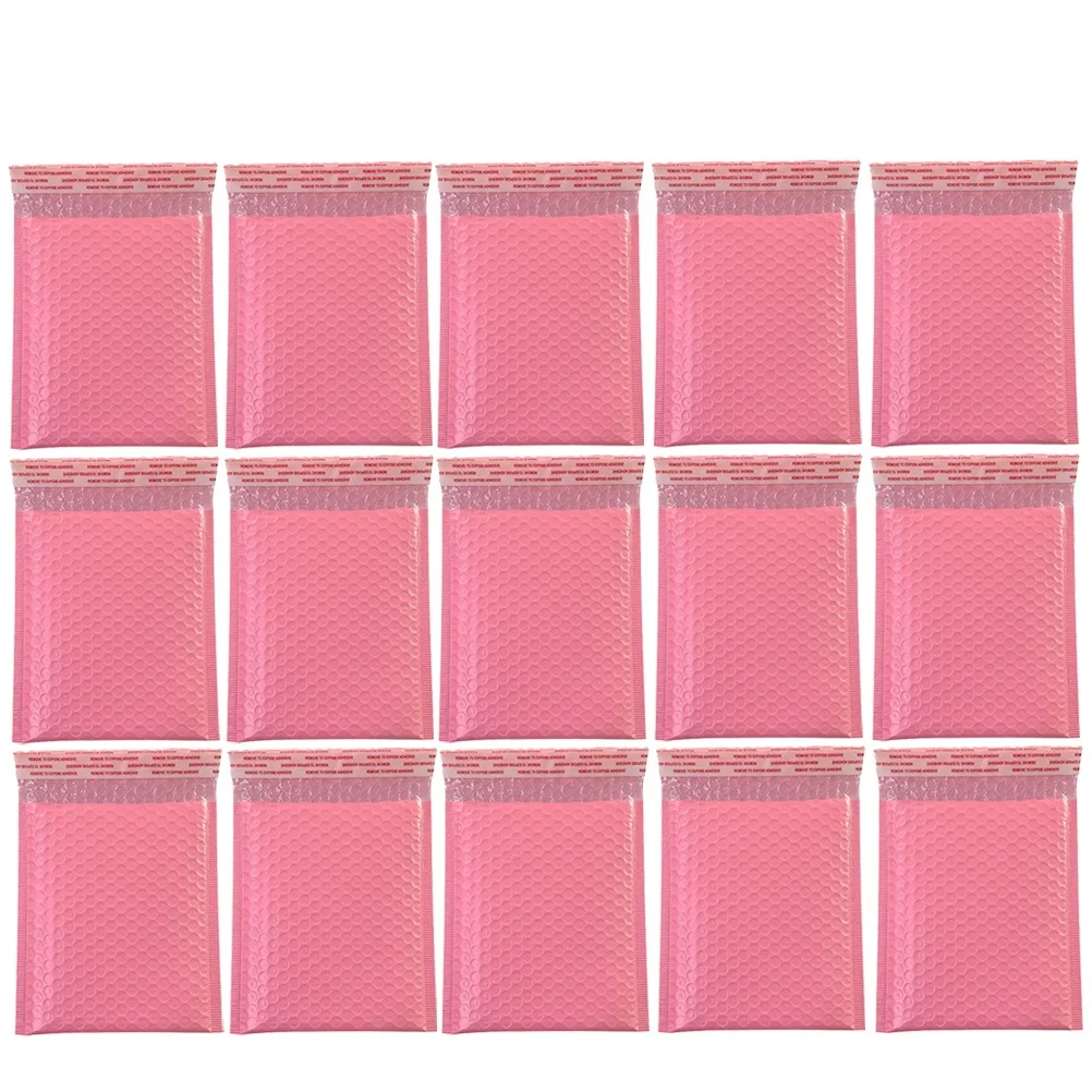 Bolsa de burbujas de 50 Uds., película de coextrusión, bolsa de embalaje impermeable ligera, bolsa de almacenamiento de correo a prueba de golpes para oficina y escuela
