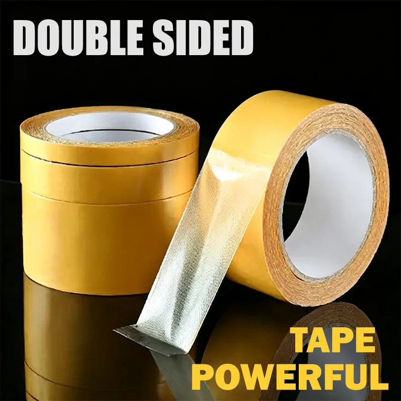 Strong Double Sided Adhesive Tape Waterproof Mesh Heavy Duty Removable for Carpet Bookbinding Home Office Wall Posters