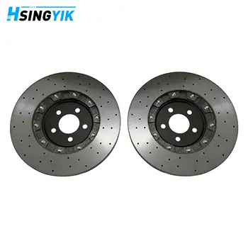 適用於 2020-2022 年福特野馬 GT500(配備原廠 Brembo 卡鉗)的高性能後輪 370mm 碳陶瓷煞車碟盤 CCB 10 最佳銷售 Brembo卡鉗 - №7