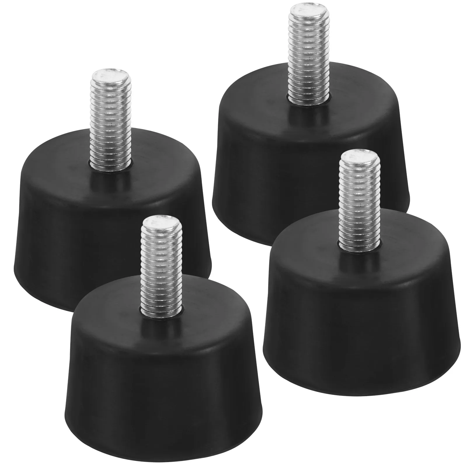 4pcs Rubber Feet Levelers Adjustable Furniture Leveling Pads For Table Chair Sofa Cabinet Floor Protection Durable Compact