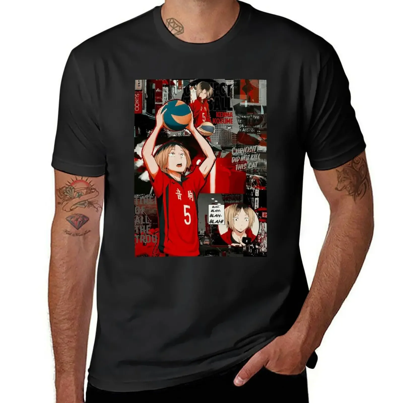 Kenma Kozume T-Shirt tshirts personalised Luxury man mens vintage t shirts