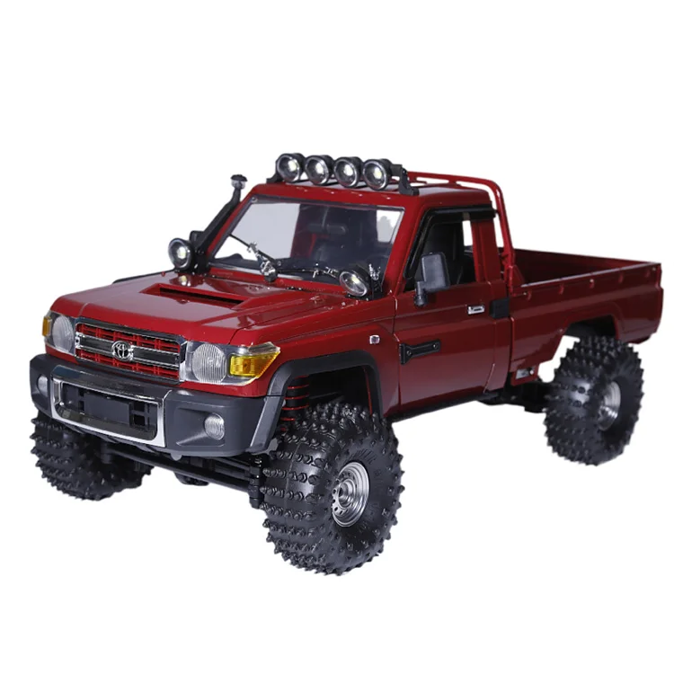 MN82 LC79 LED Round Roof Lamp Headlight Spotlight Lighting Side Lamps With Cable For 1/12 RC Crawler MN-82 Upgrade Parts