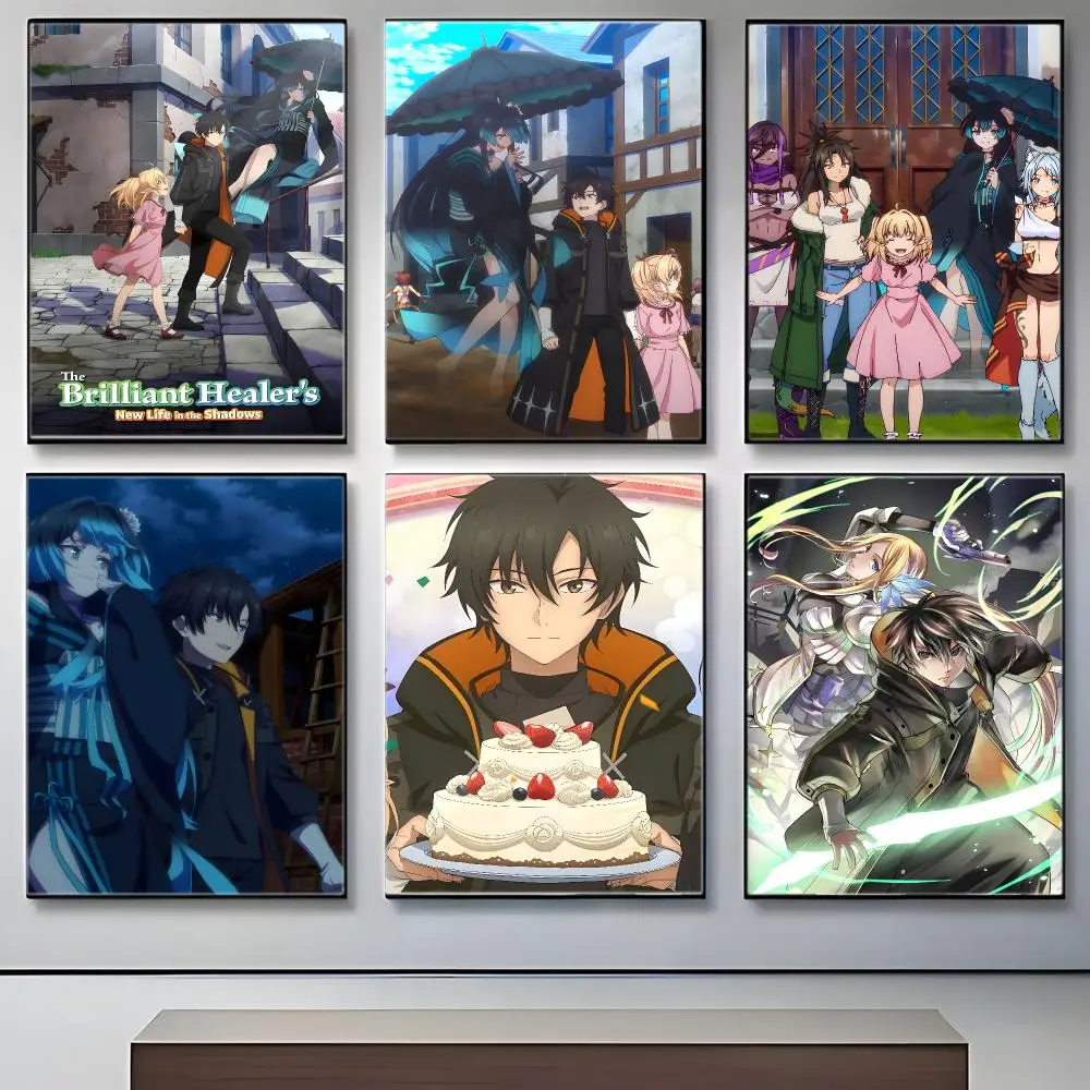 Magic Adventure Anime T-The Brilliant Healers Poster Crease Free Waterproof Durable All Space Wall Decor